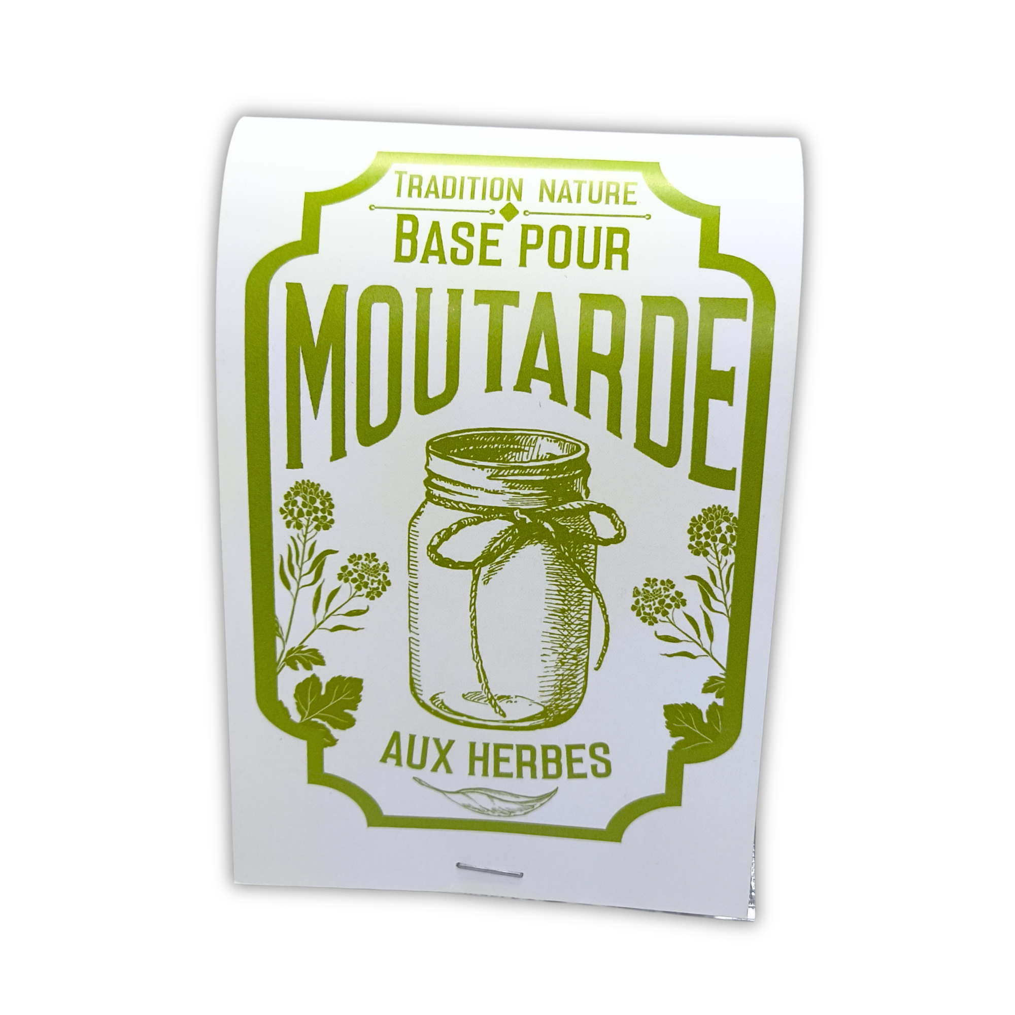 Moutarde maison aux herbes